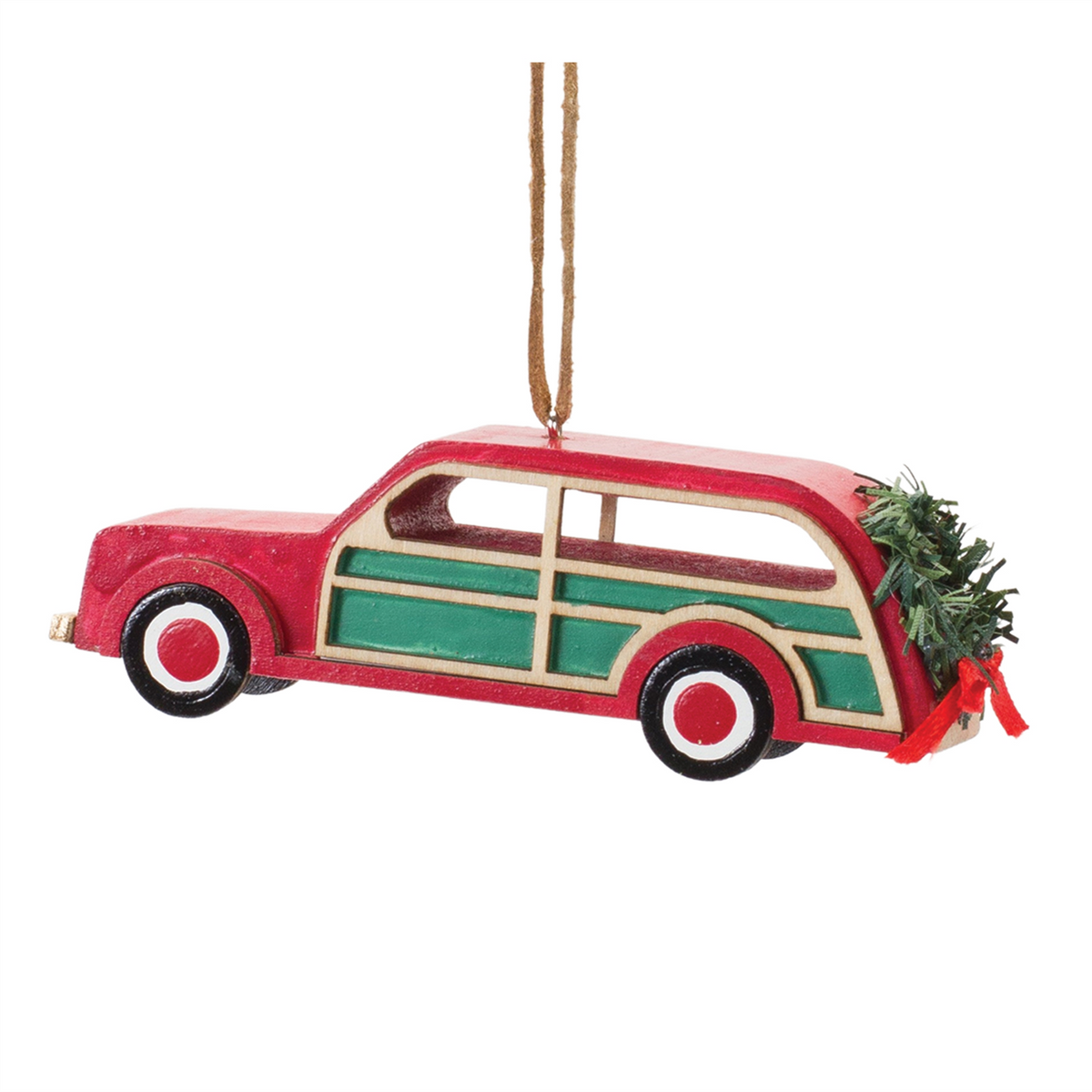 Vintage Camper and Car Ornament (Set of 12)
