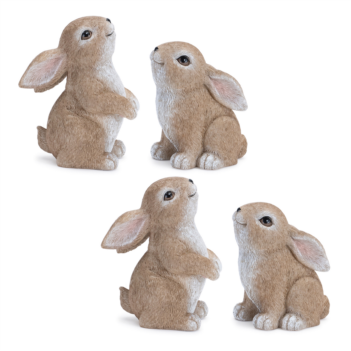 Woodland Bunny Figurine (Set of 4)