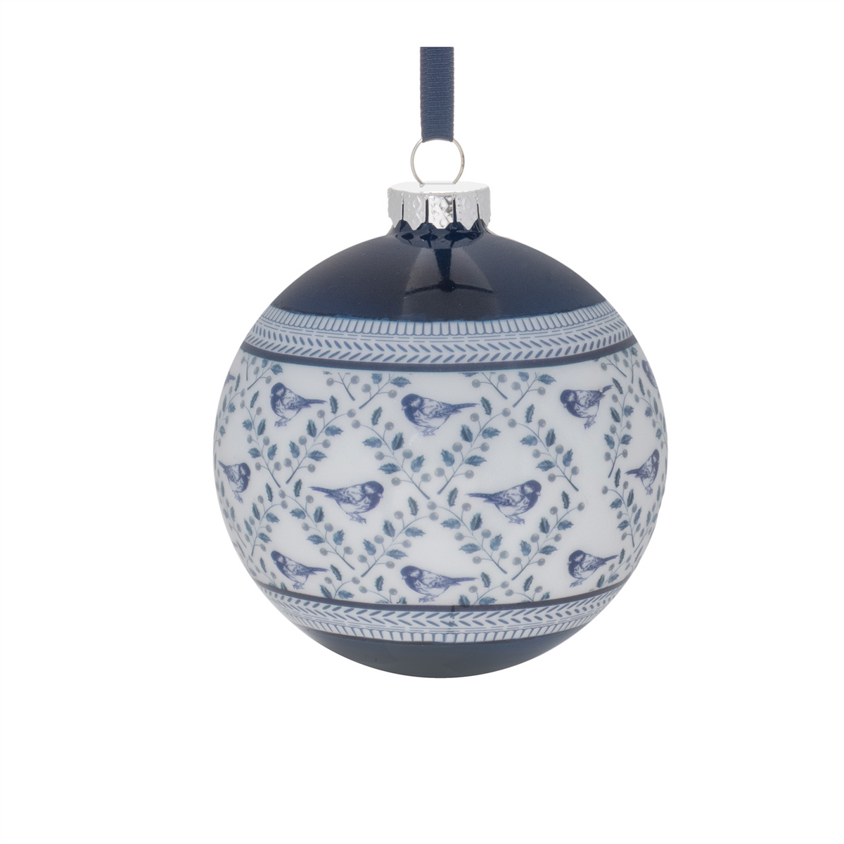 Ornament (Set of 6) 4"D, 5.75"H Glass