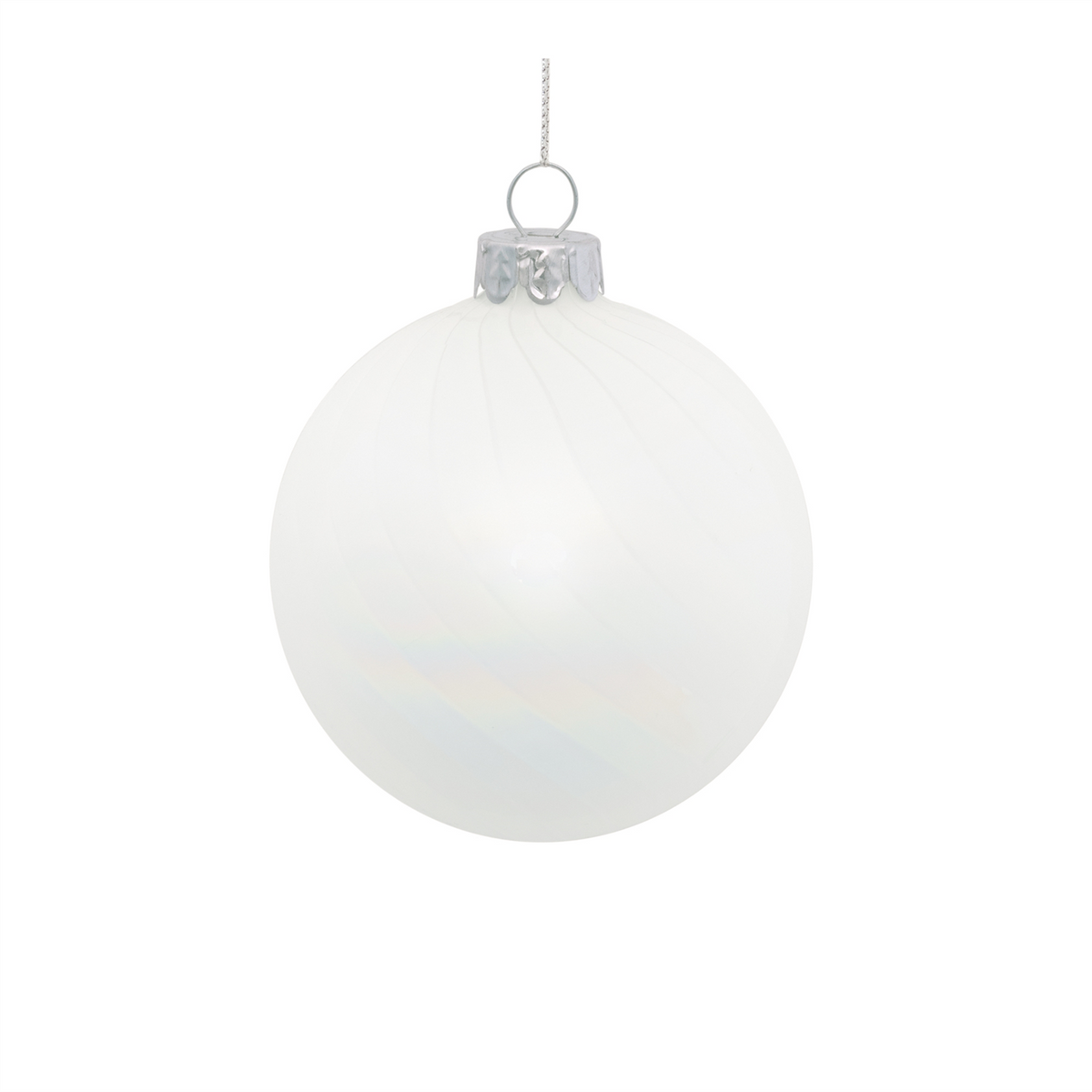 Ball Ornament (Set of 12) 3"D, 4"D Glass