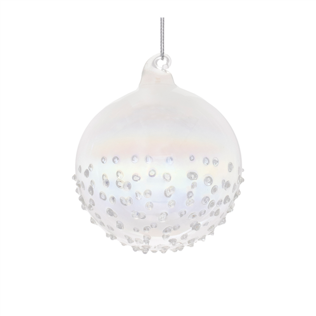 Ball Ornament (Set of 12) 3"D, 4"D Glass