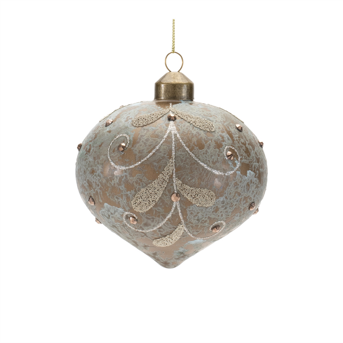 Beaded Glass Ornament (Set of 12)