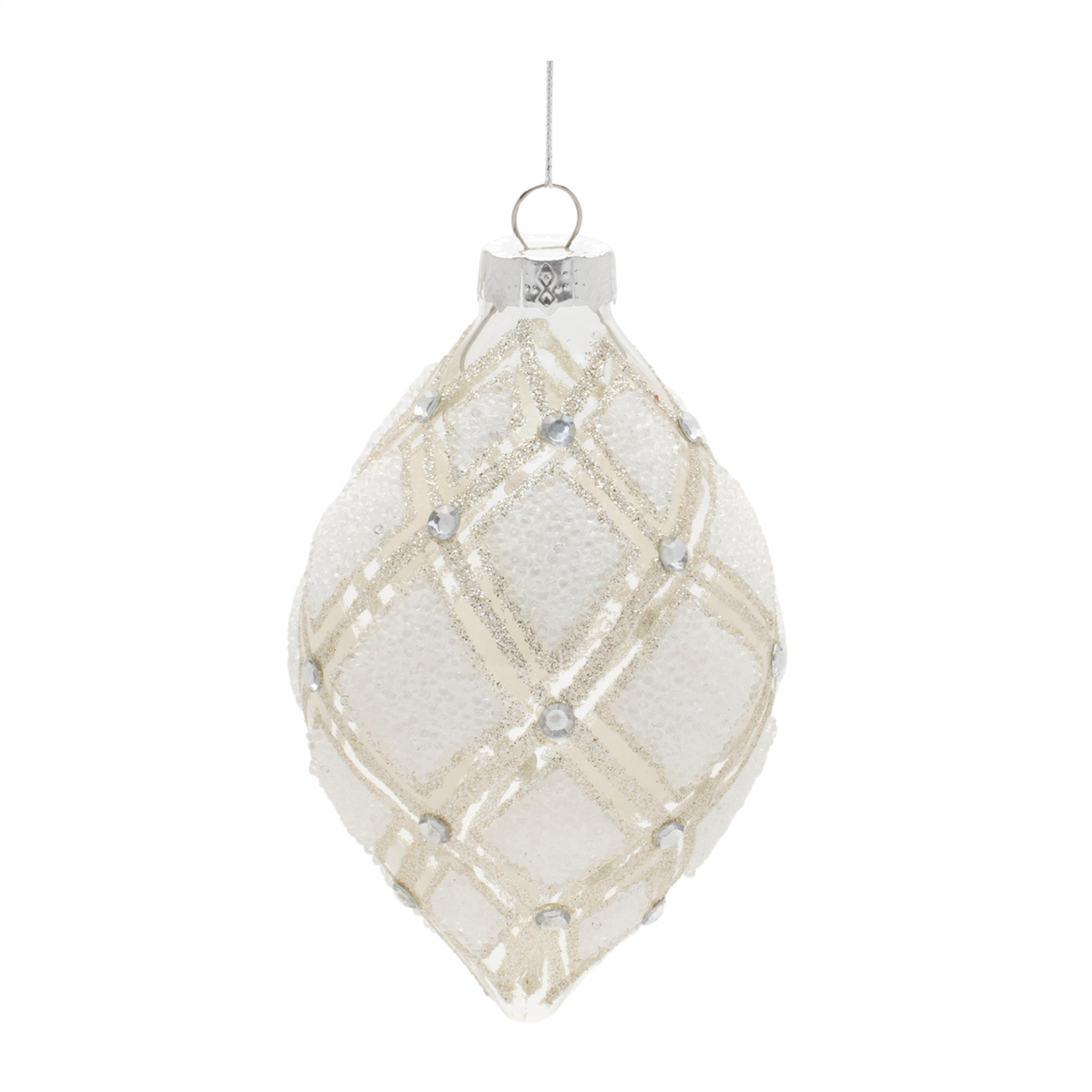 Ornament (Set of 6) 4"D, 5.5"H Glass