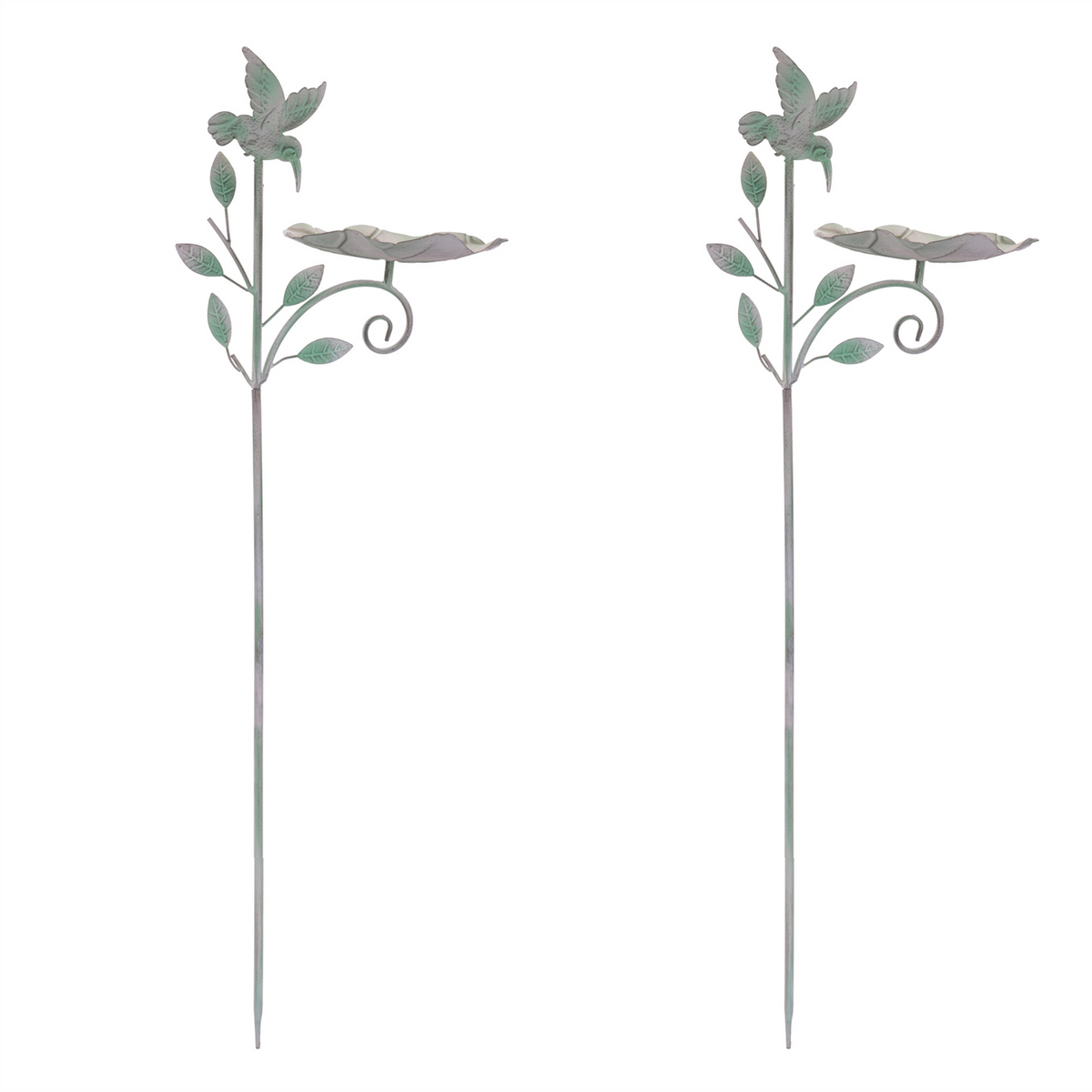 Bird Feeder Stake (Set of 2) 44”H Iron
