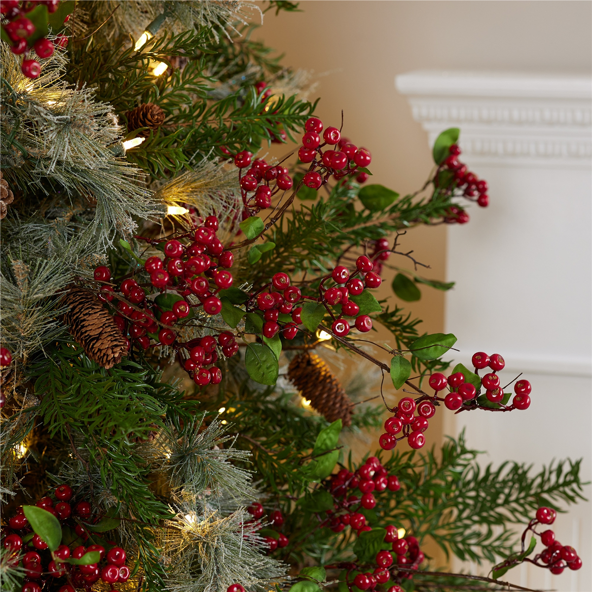 Boxwood Berry Twig Spray (Set of 12)