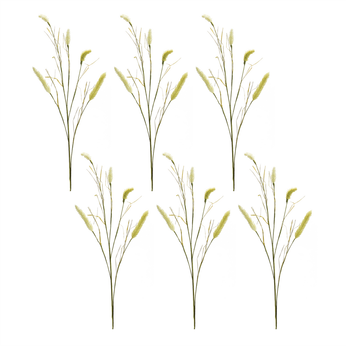Foxtail Spray (Set of 6) 33.5”H Plastic
