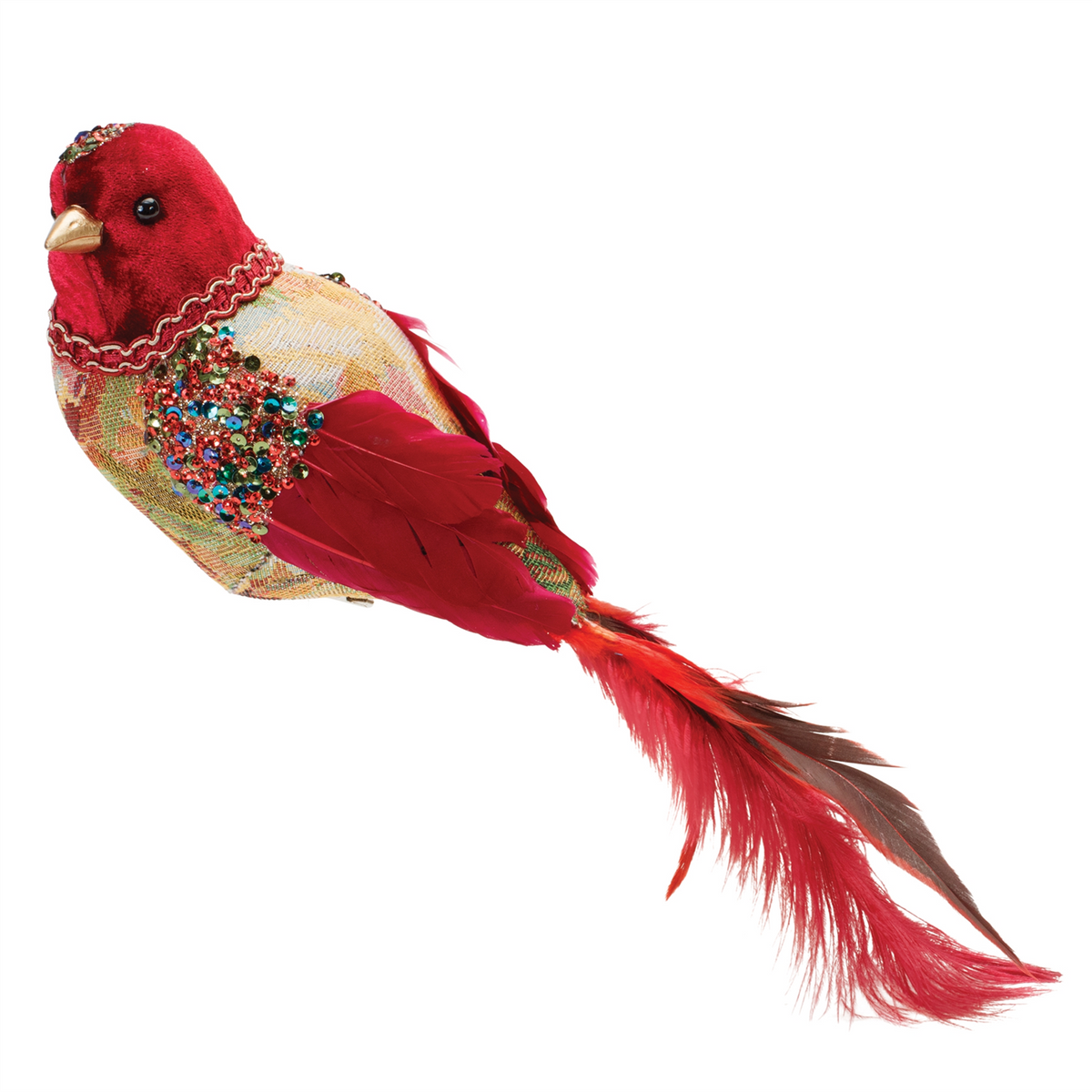 Bird (Set of 4) 13.25"L x 5"H Foam/Fabric
