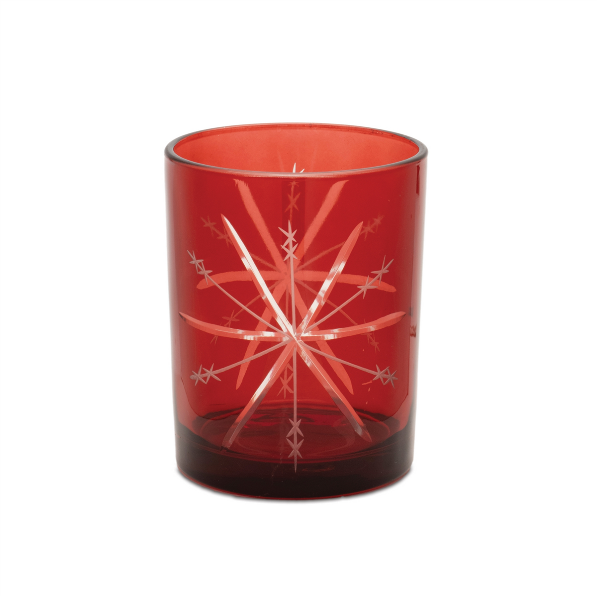 Candle Holder (Set of 2) 4.5"H, 6.5"H Glass
