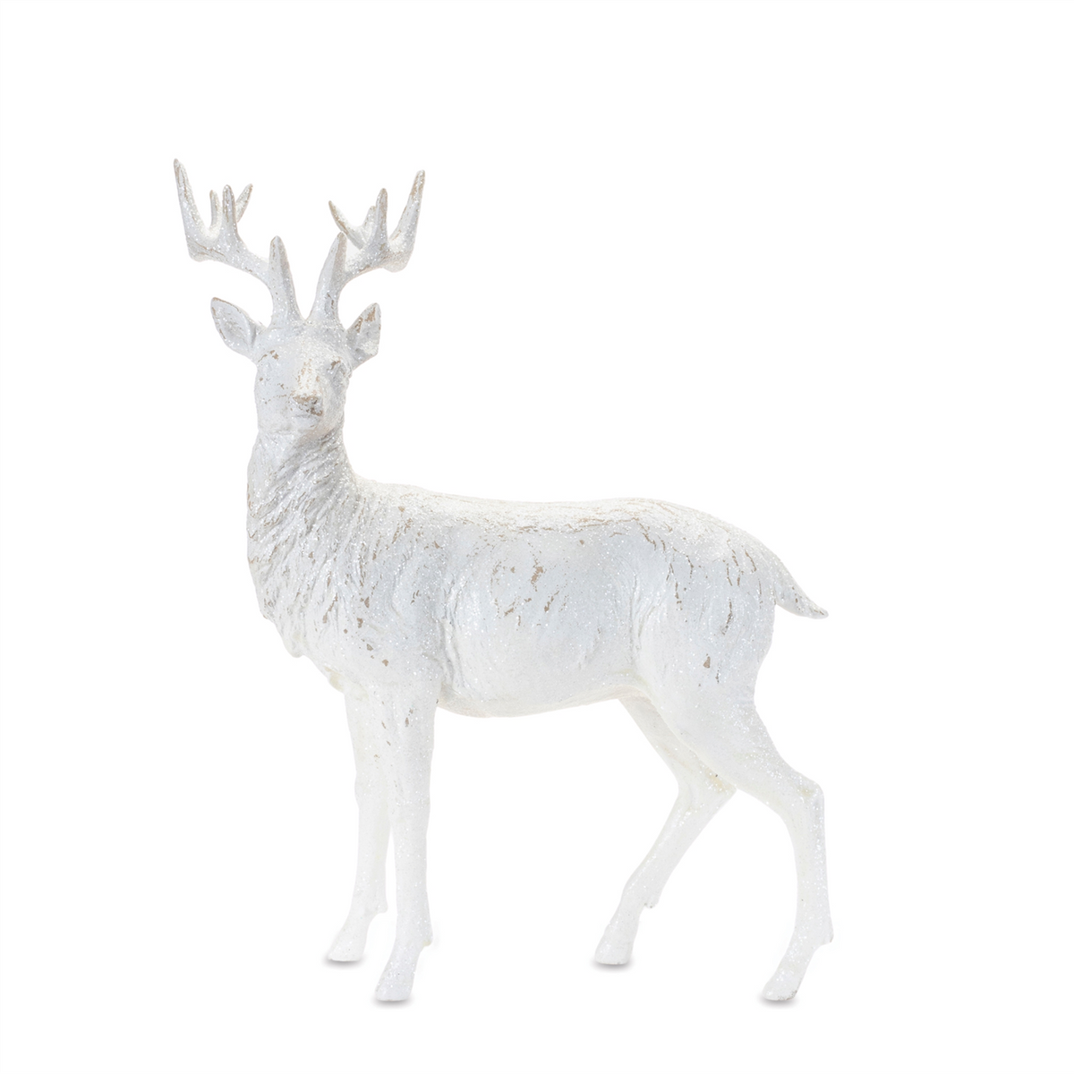 Winter Deer Statue (Set of 2)