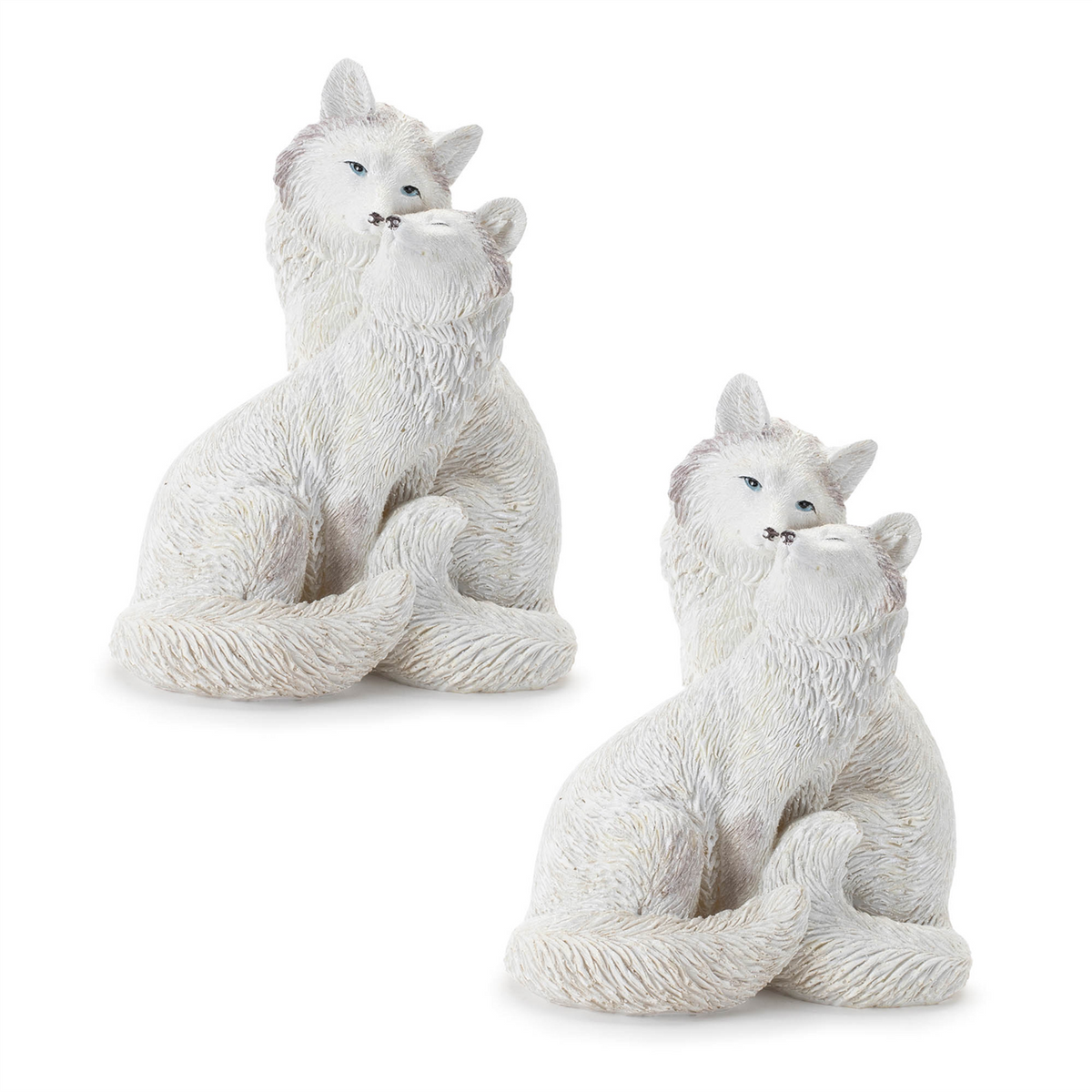 Winter Fox Couple Figurine (Set of 2)