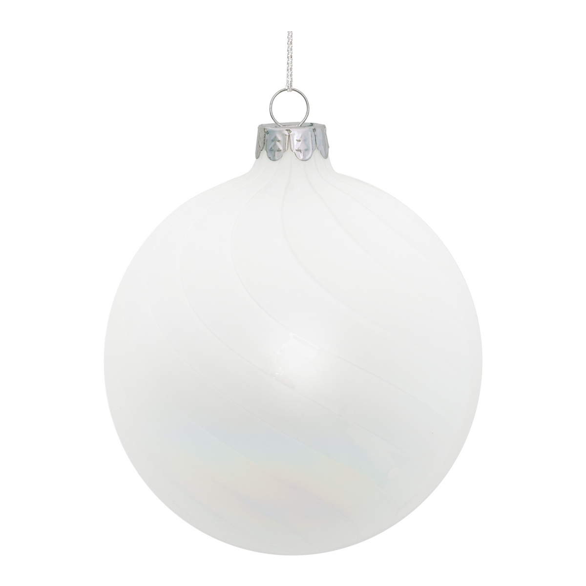 Ball Ornament (Set of 12) 3"D, 4"D Glass