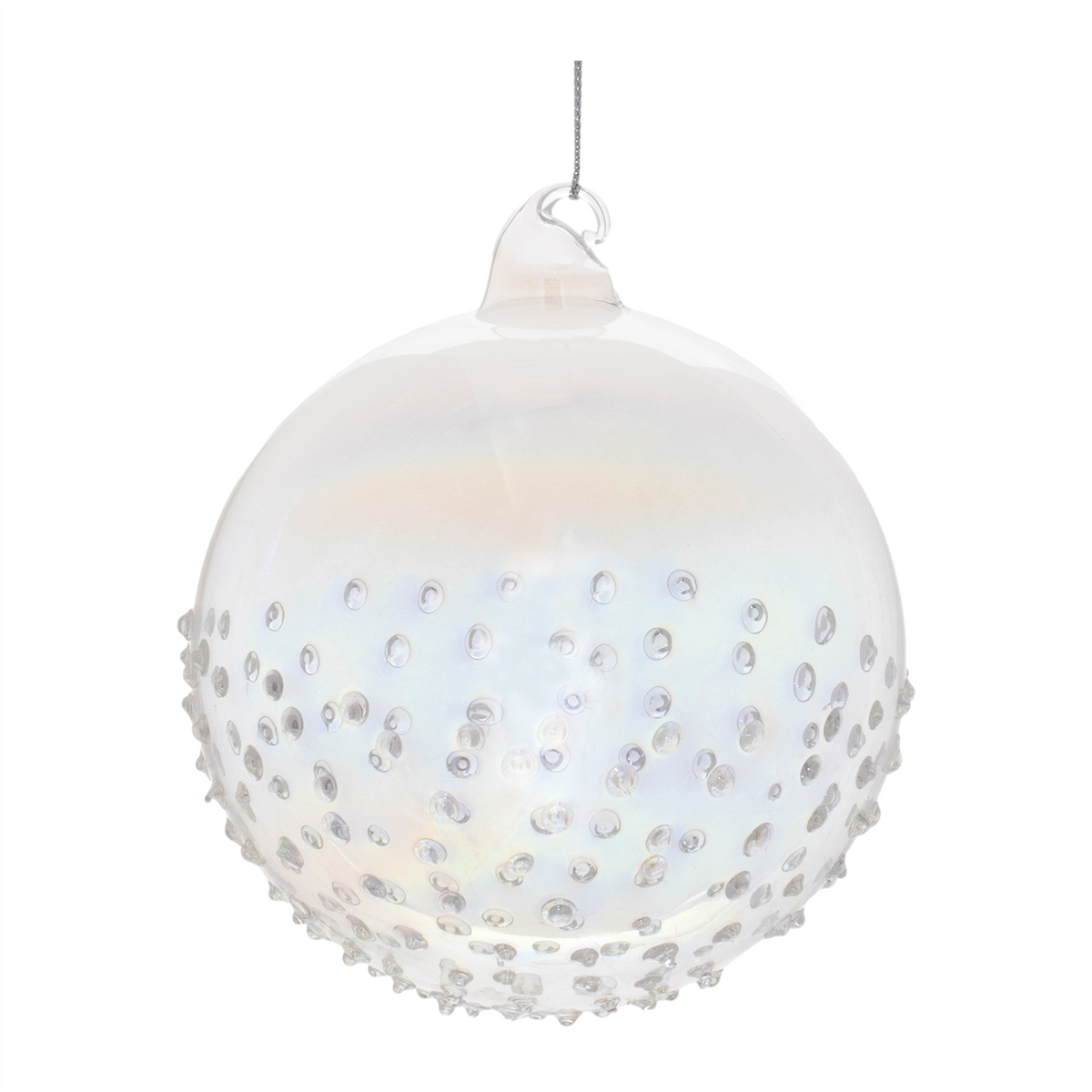 Ball Ornament (Set of 12) 3"D, 4"D Glass