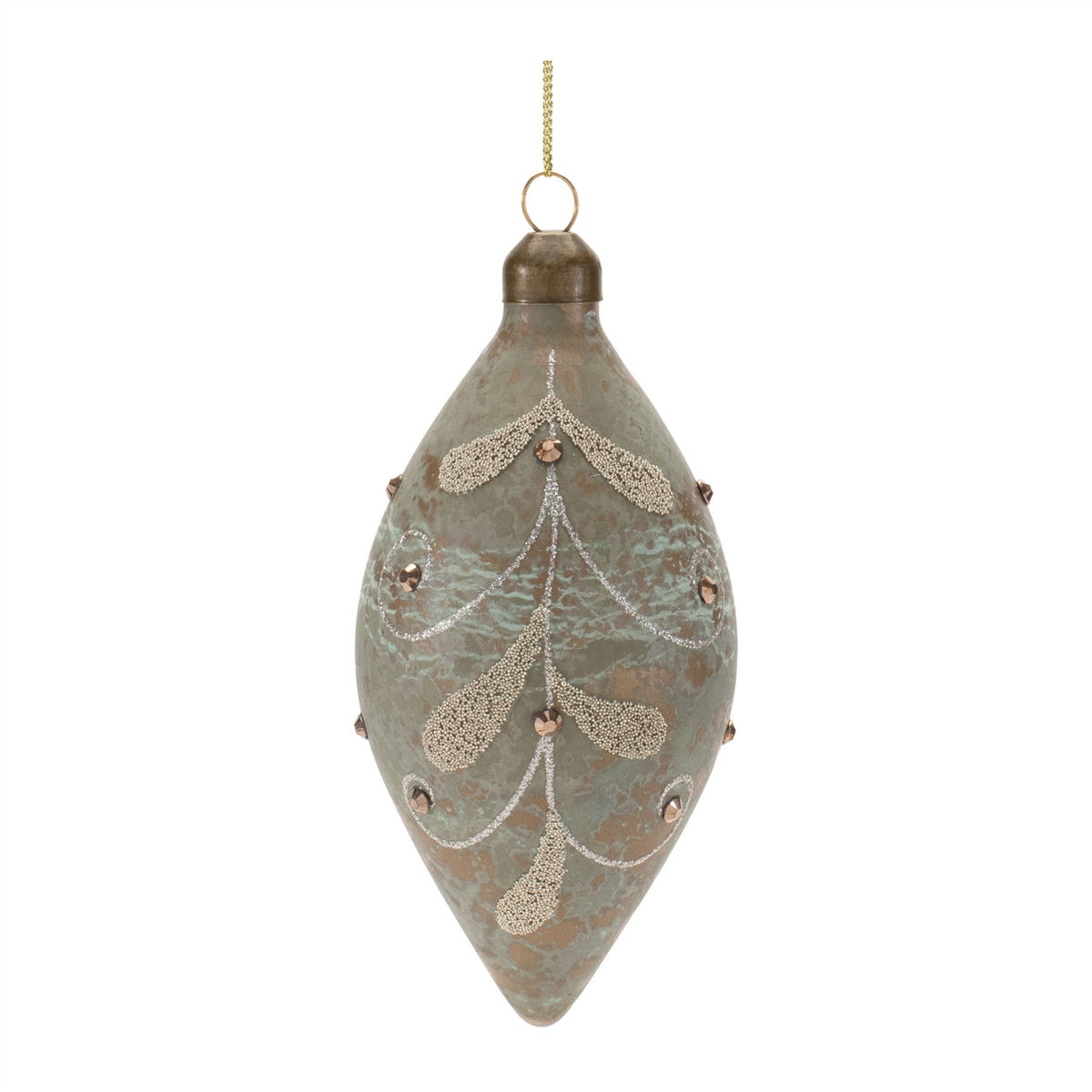 Beaded Glass Ornament (Set of 12)