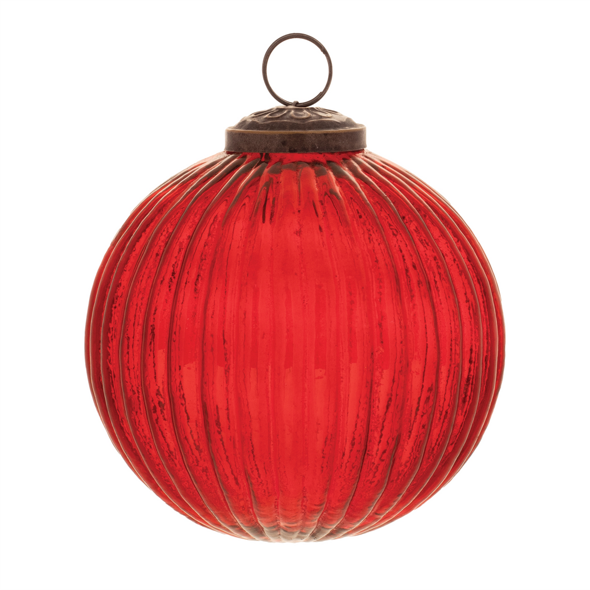 Ball Ornament (Set of 12) 3"D, 4"D Glass