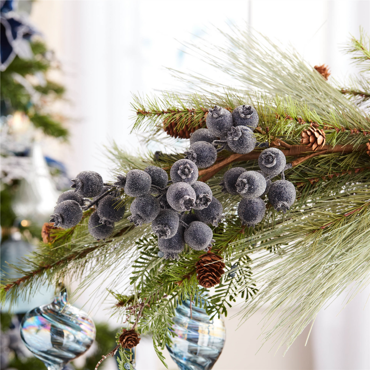Beaded Berry Spray (Set of 6)