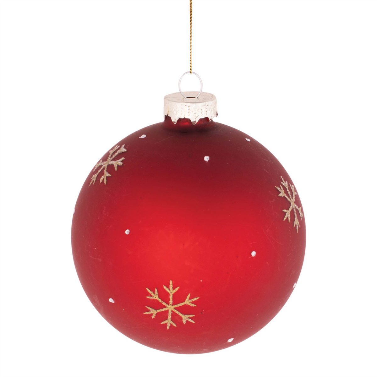 Beaded Pine Tree Ball Ornament (Set of 6)