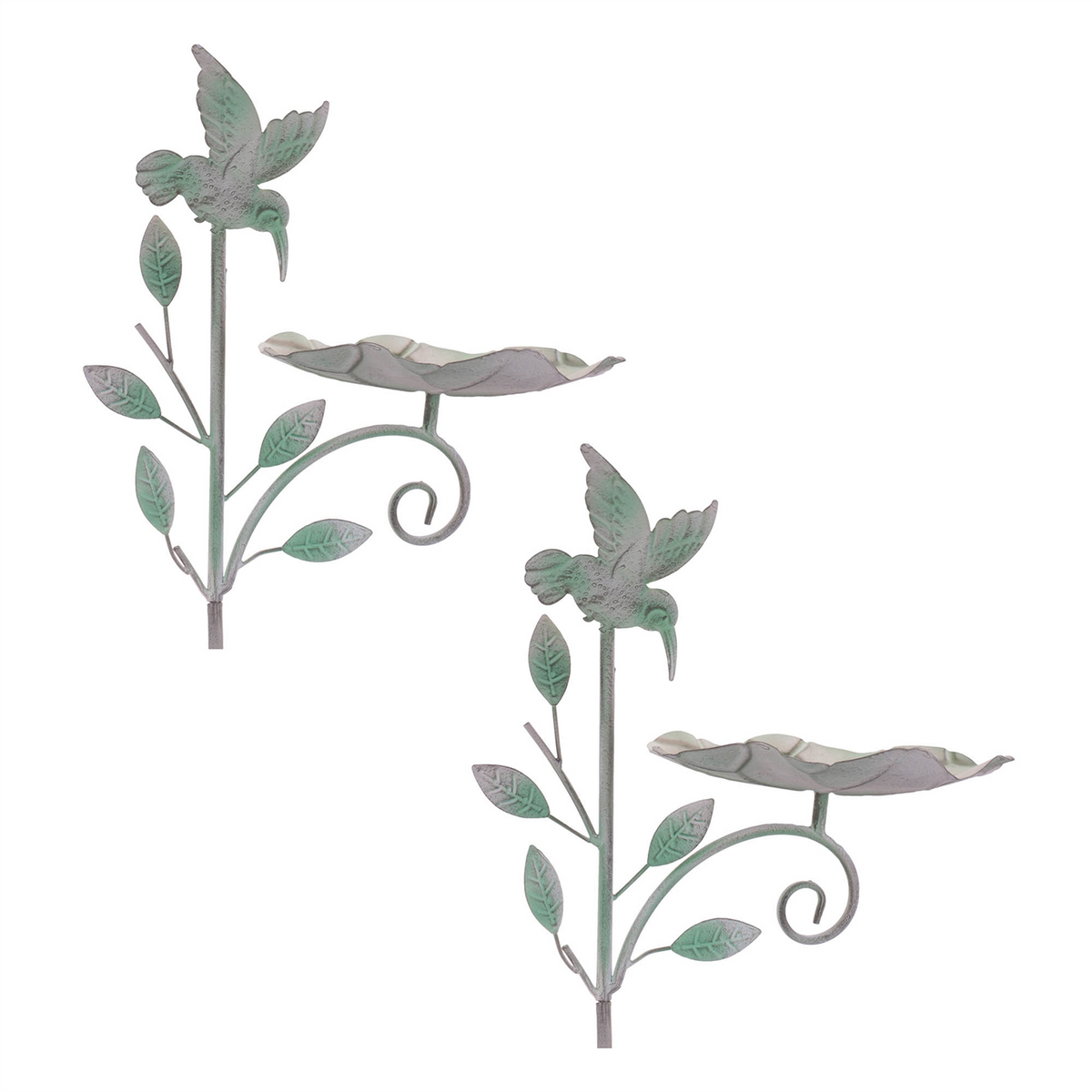 Bird Feeder Stake (Set of 2) 44”H Iron