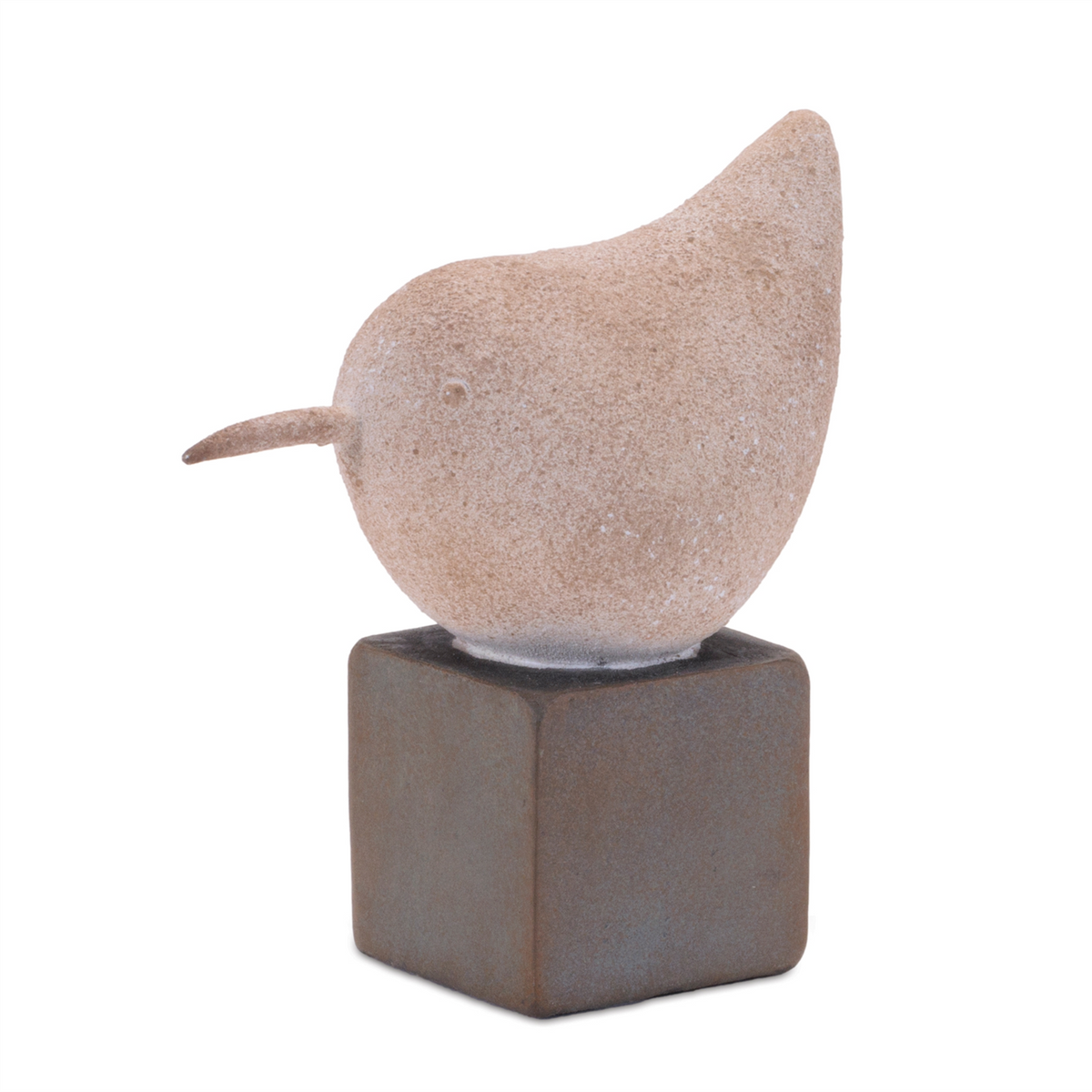 Bird on Base (Set of 2) 4.75"H, 5.5"H Resin