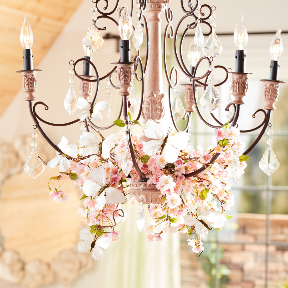 Blossom Branch (Set of 4) 44”H Fabric