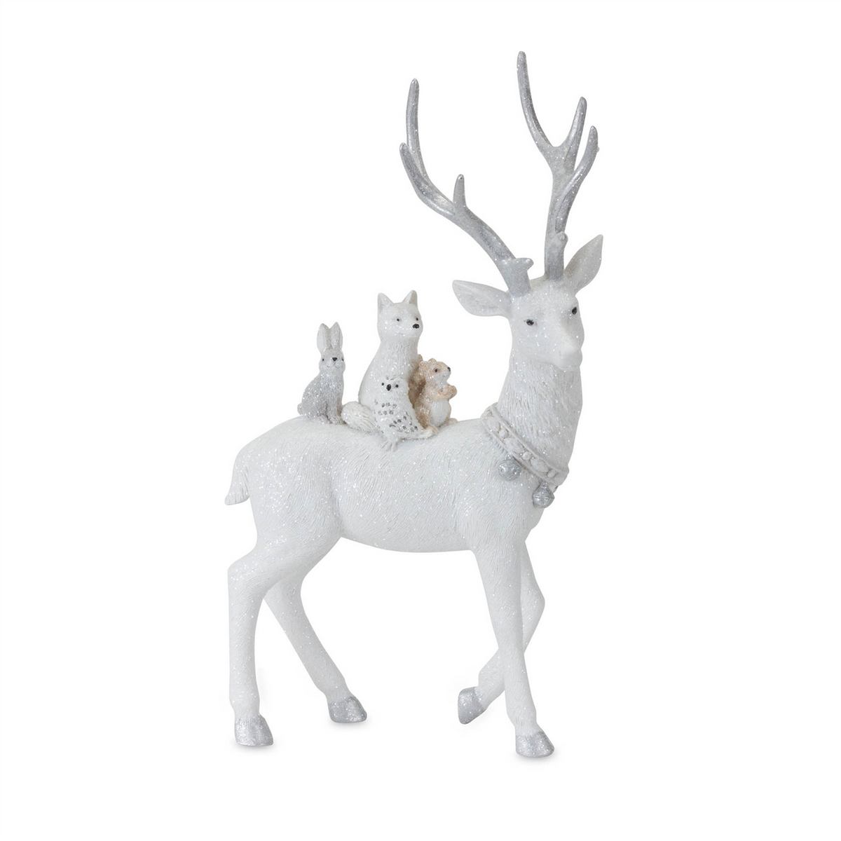 Winter Deer with Woodland Friends Figurine (Set