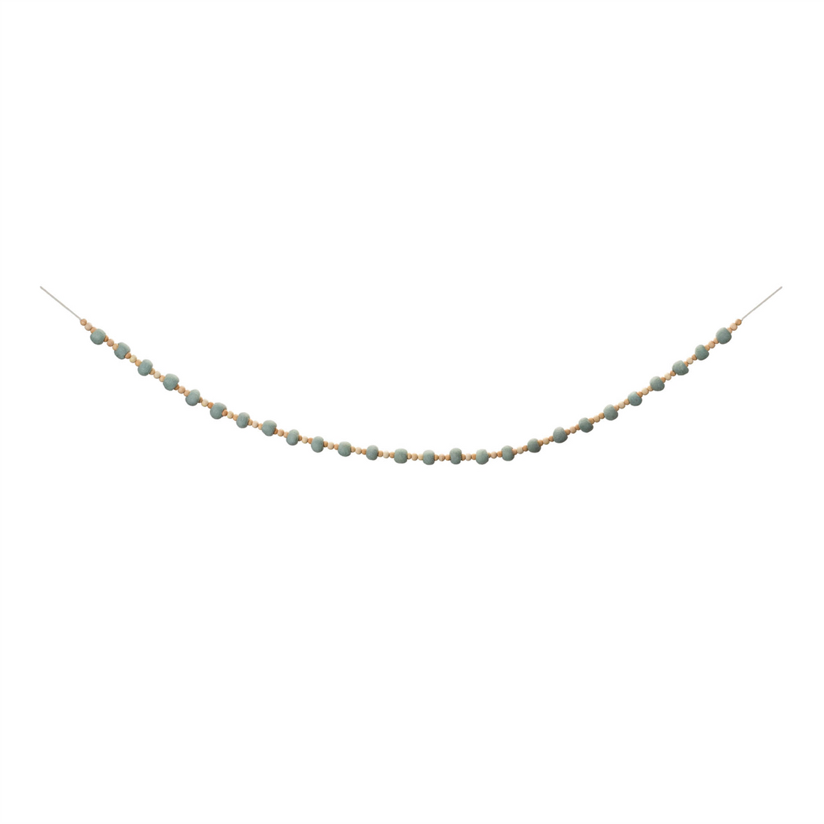 Bead Garland (Set of 2) 5.5'L Wood