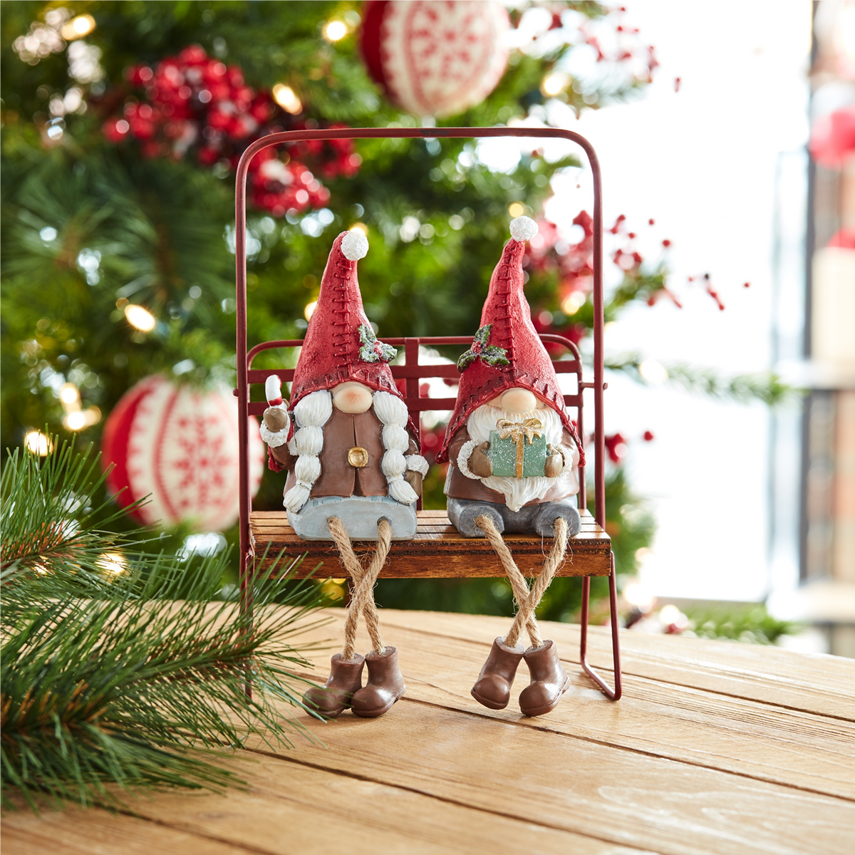 Winter Gnome Shelf Sitter (Set of 6)