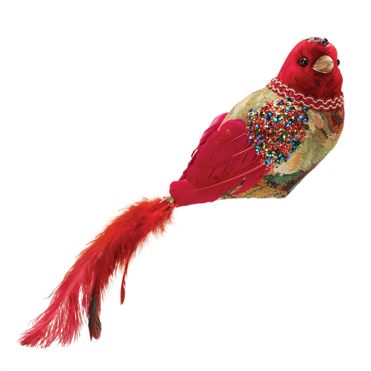 Bird (Set of 4) 13.25"L x 5"H Foam/Fabric