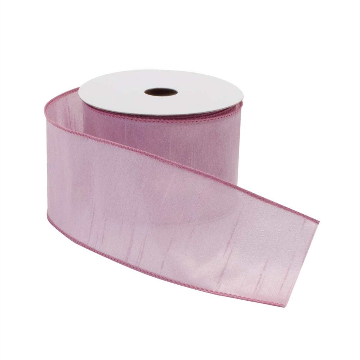 Blush Pink Wired Ribbon (Set of 2)