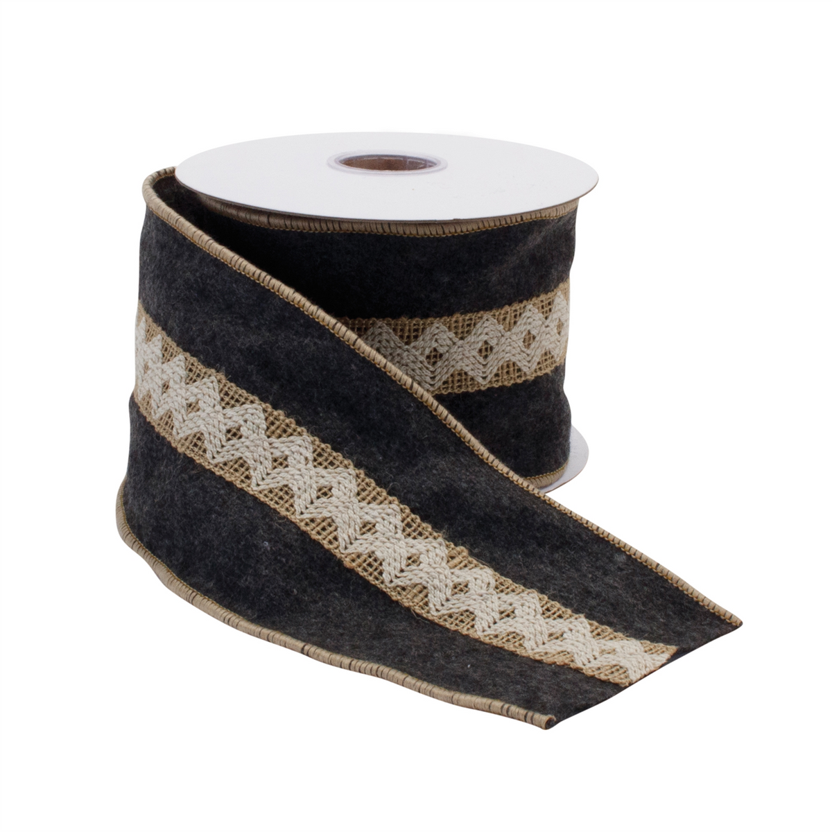 Wool Holiday Ribbon (Set of 2)