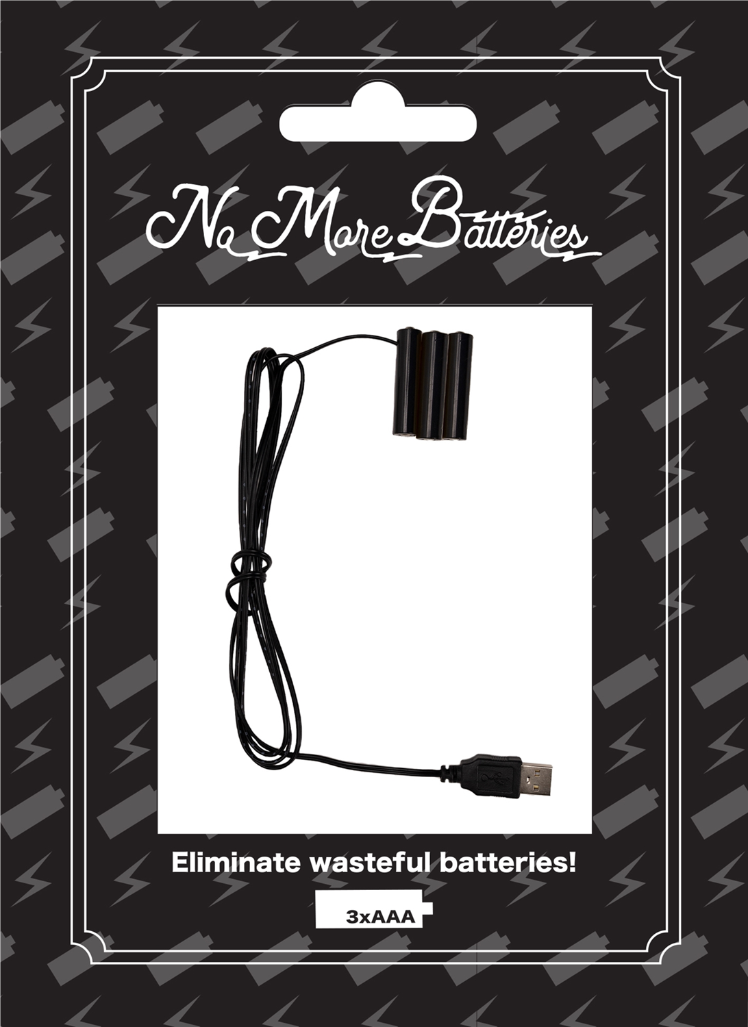 Battery Replacement (3 x AAA, Set of 3) 58”L Lead Wire Plastic