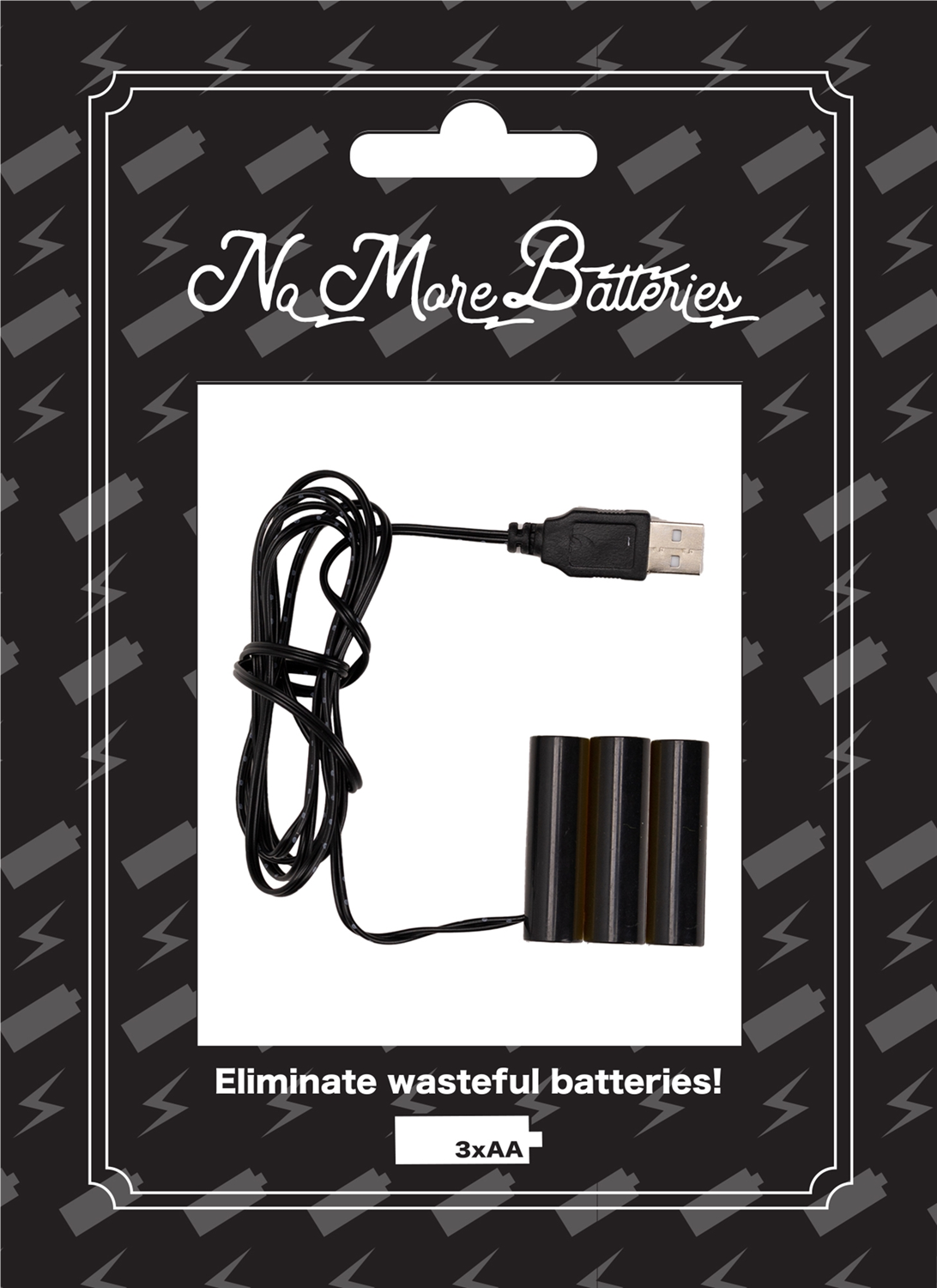 No More Batteries 3 AA Replacement (Set of 3)
