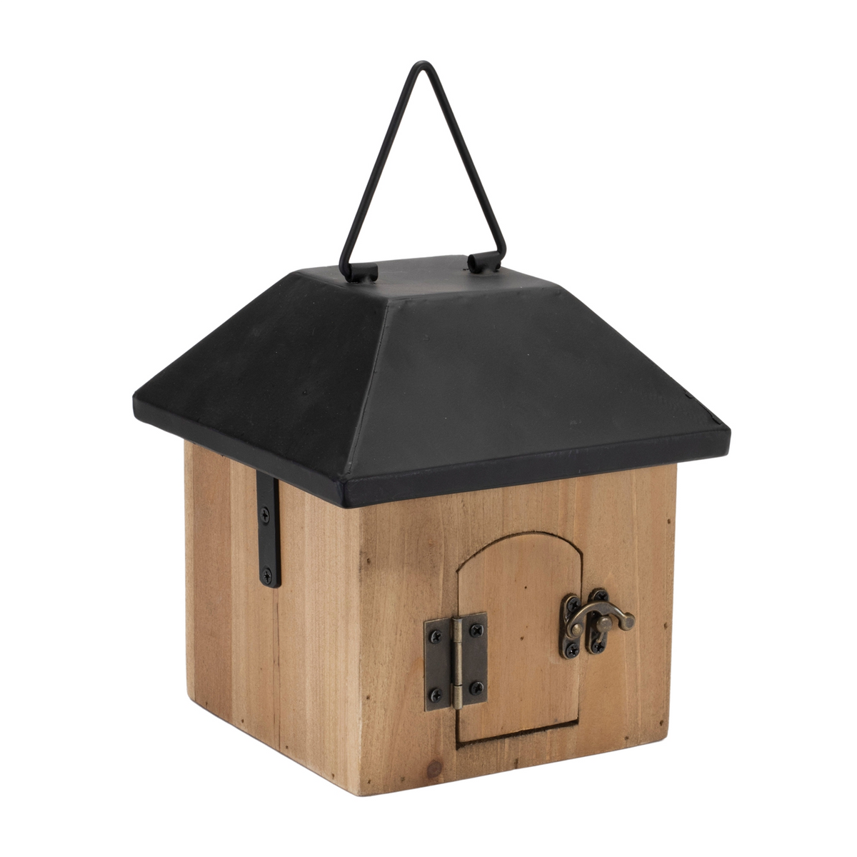 Birdhouse 7.75”H Wood/Metal