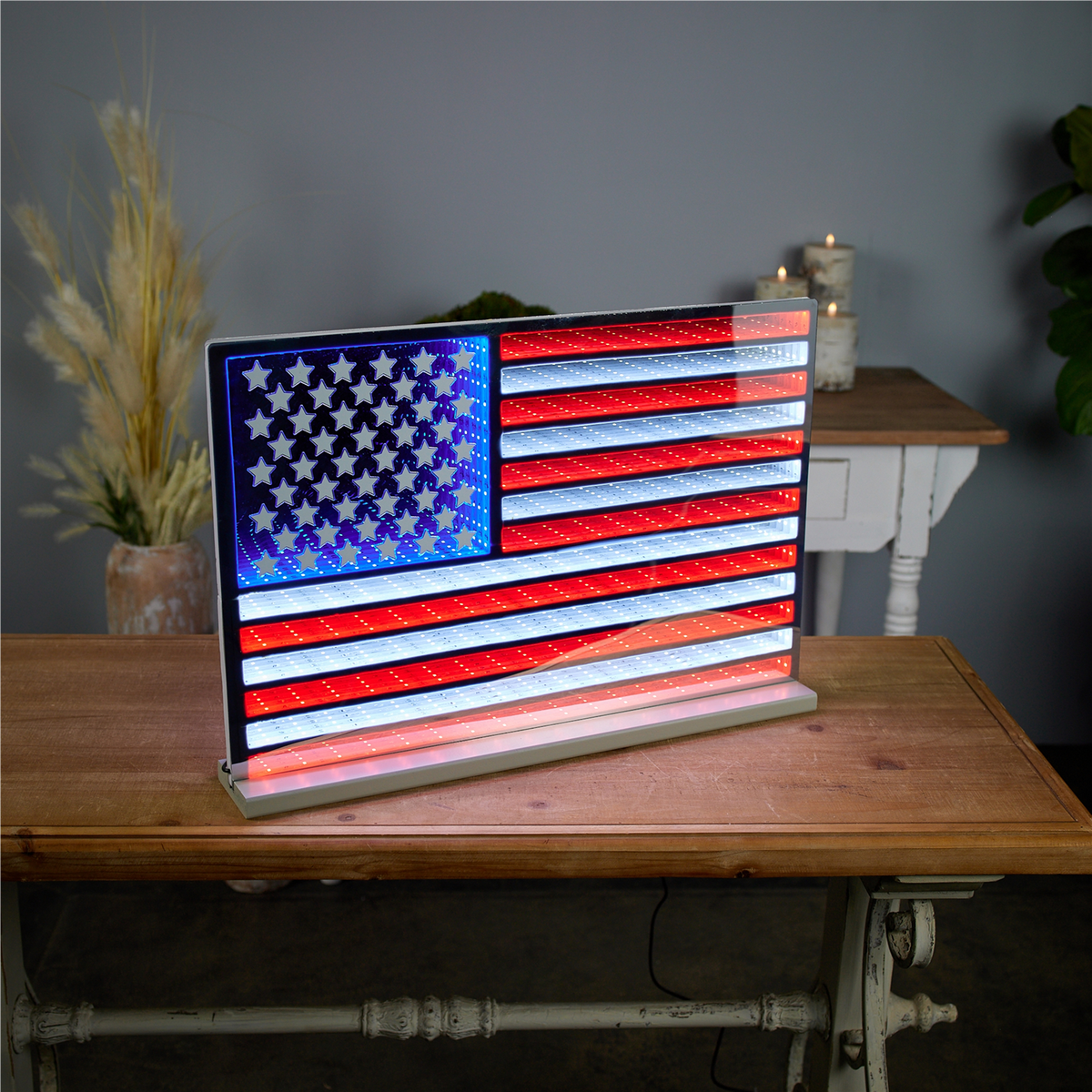 American Flag Ekko Light Display 23"L