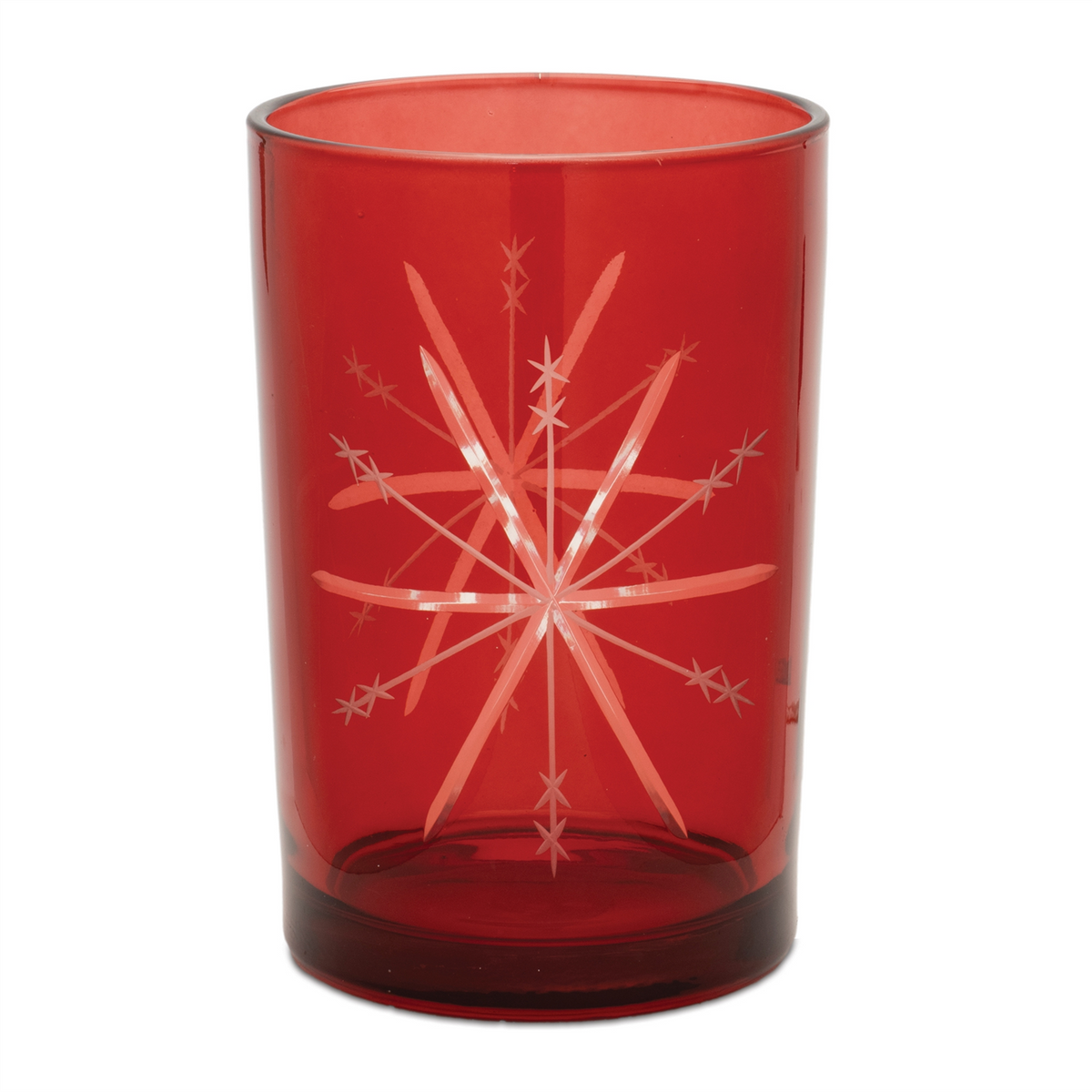 Candle Holder (Set of 2) 4.5"H, 6.5"H Glass