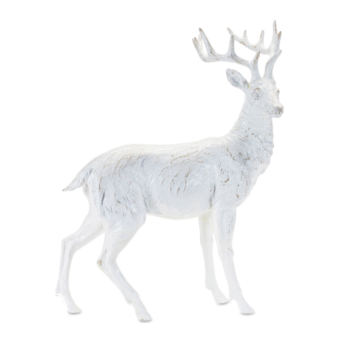Winter Deer Statue (Set of 2)