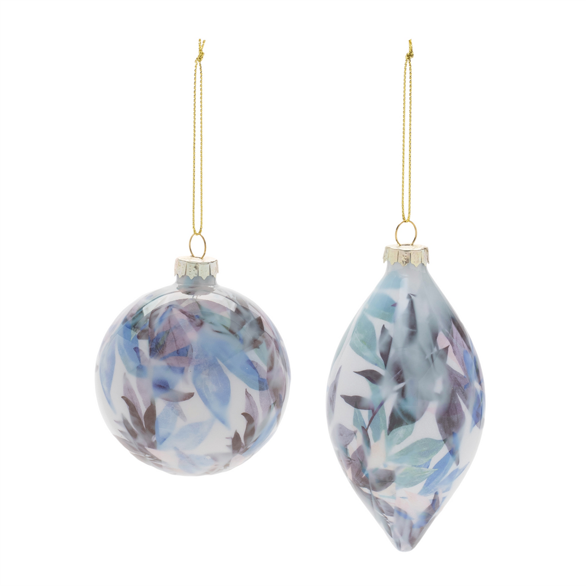 Artful Glass Ornaments – Set of 12