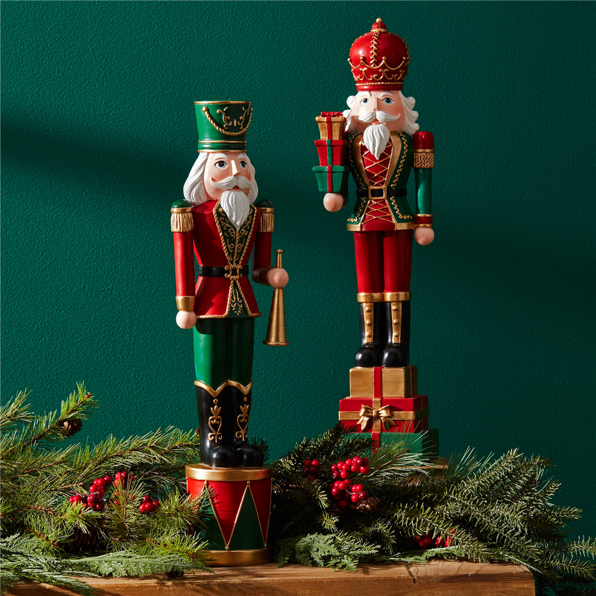 Holiday Nutcracker Soldier (Set of 2)