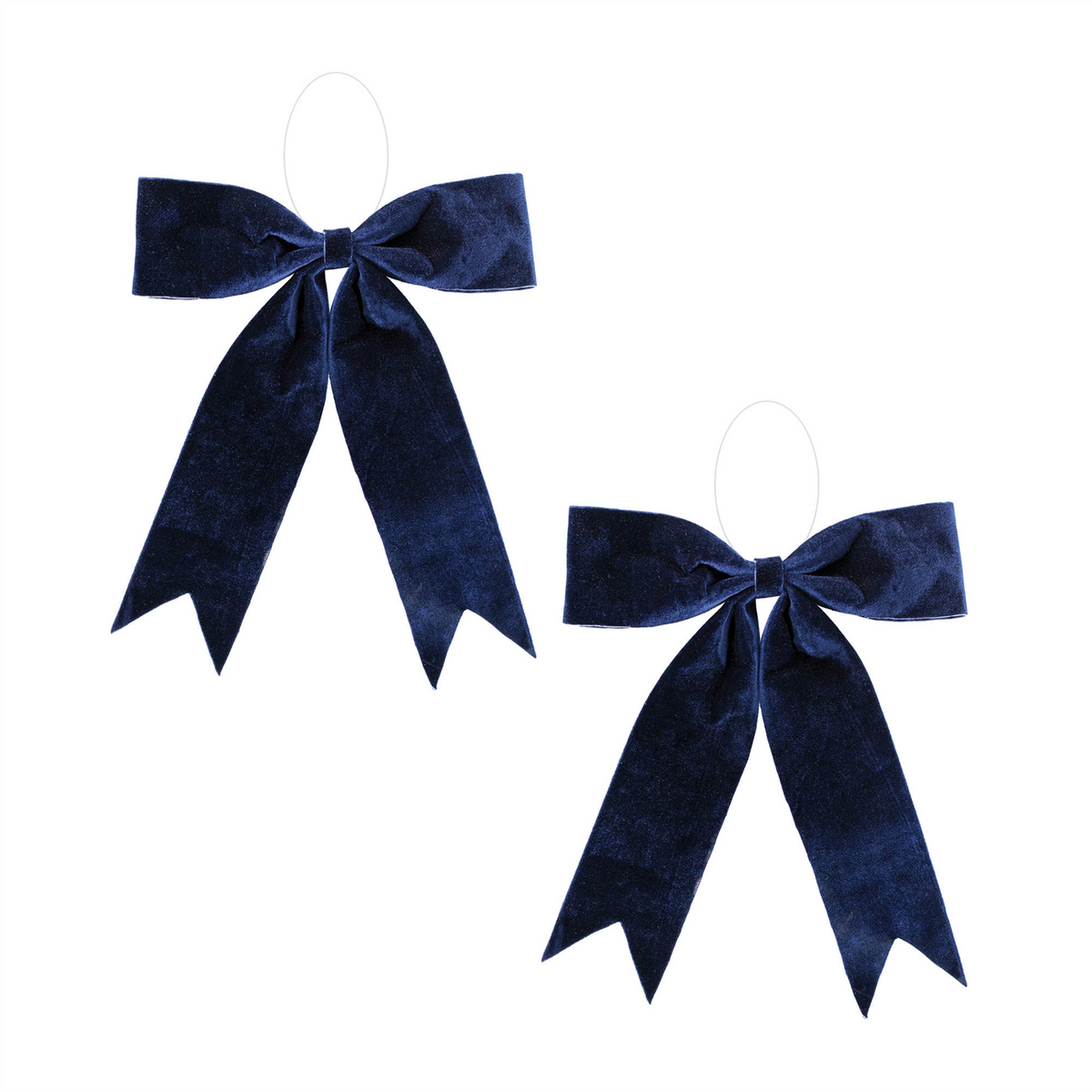 Bow Ornament (Set of 2) 16"W x 16.5"H Polyester