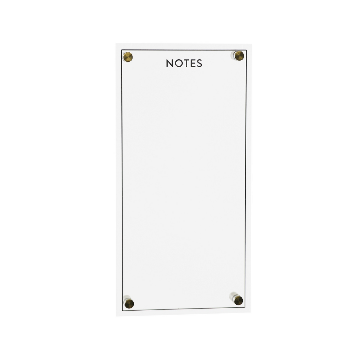 Acrylic Dry Erase Notes Board 13"H