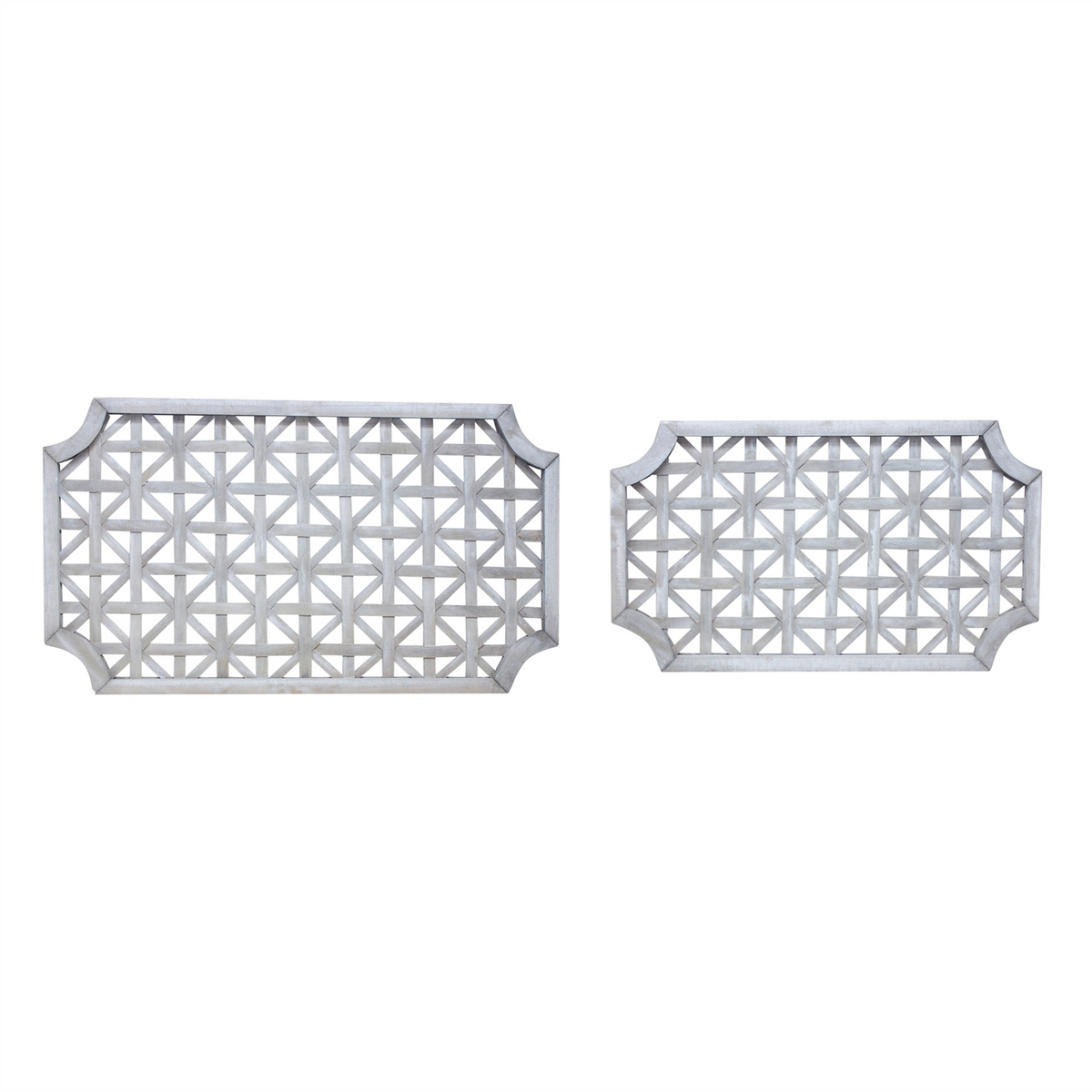 Woven Wood Wall Hanging (Set of 2)