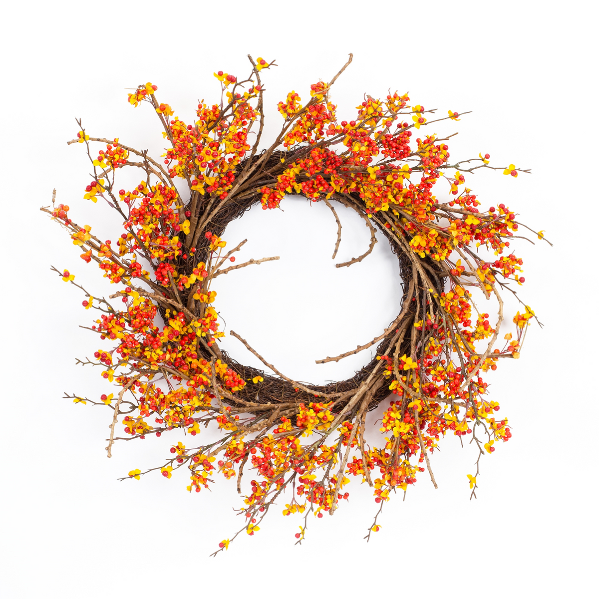 Bittersweet Wreath 24.5”D Foam/Plastic