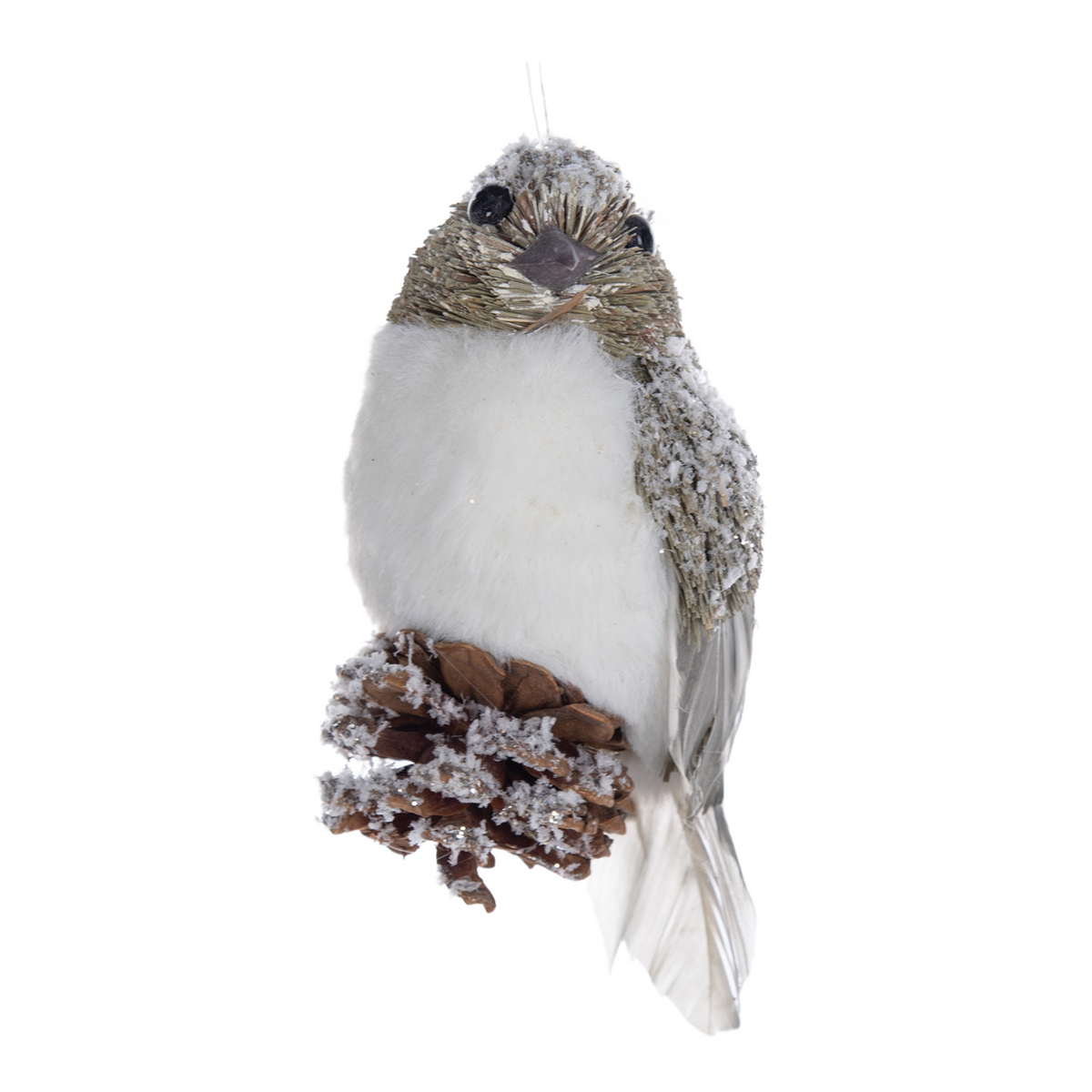 Bird (Set of 12) 5.75”H Foam/Sisal