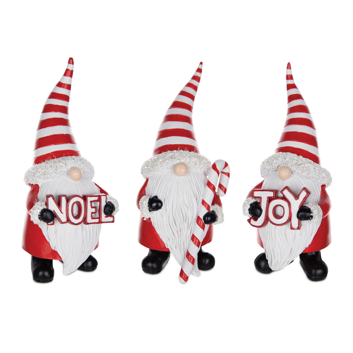 Gnome (Set of 3) 7.25”H Resin