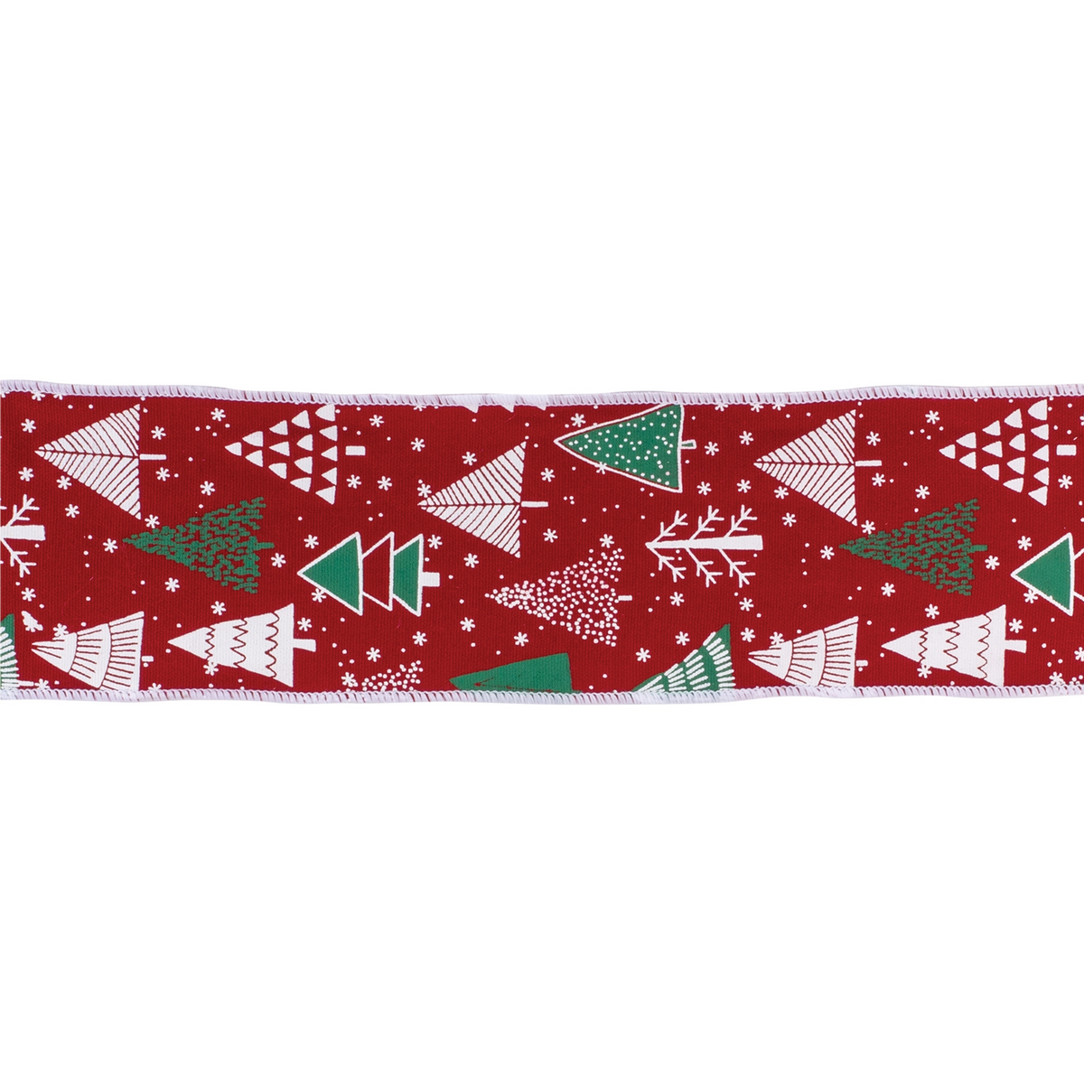4” x 10 Yds. Ribbon Wired Cotton