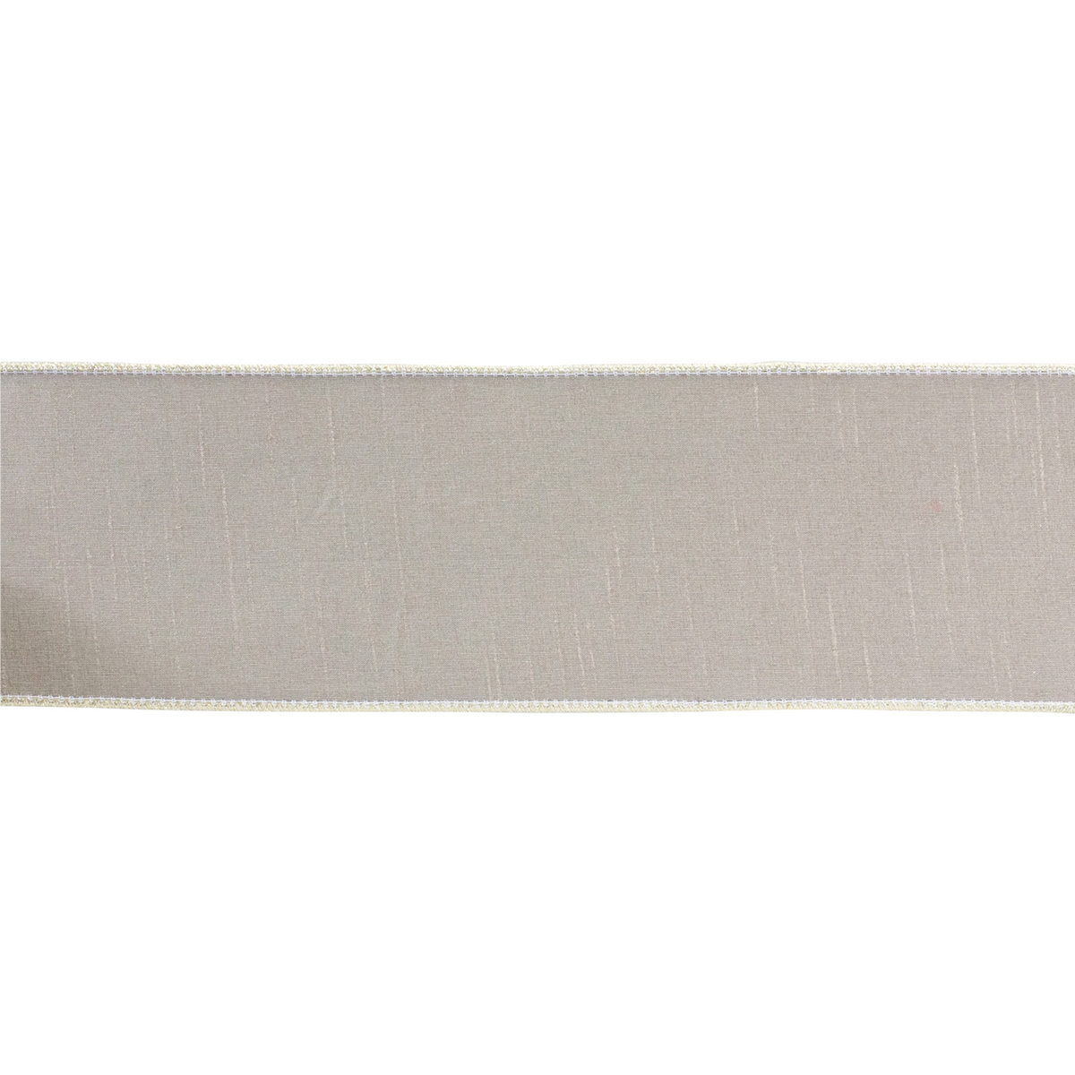 Beige Holiday Ribbon 4" x 10 yds.