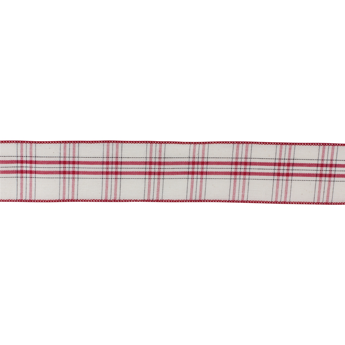 2.5” x 10 Yds. Ribbon (Set of 2) Wired Cotton