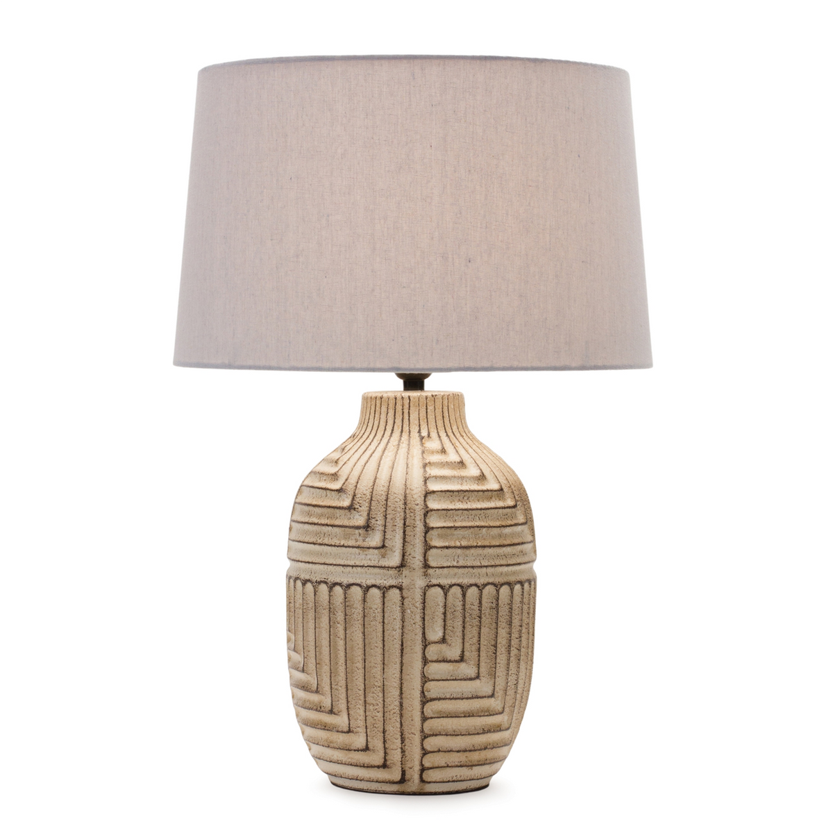 Table Lamp 24”H Ceramic/Linen Max 60W
