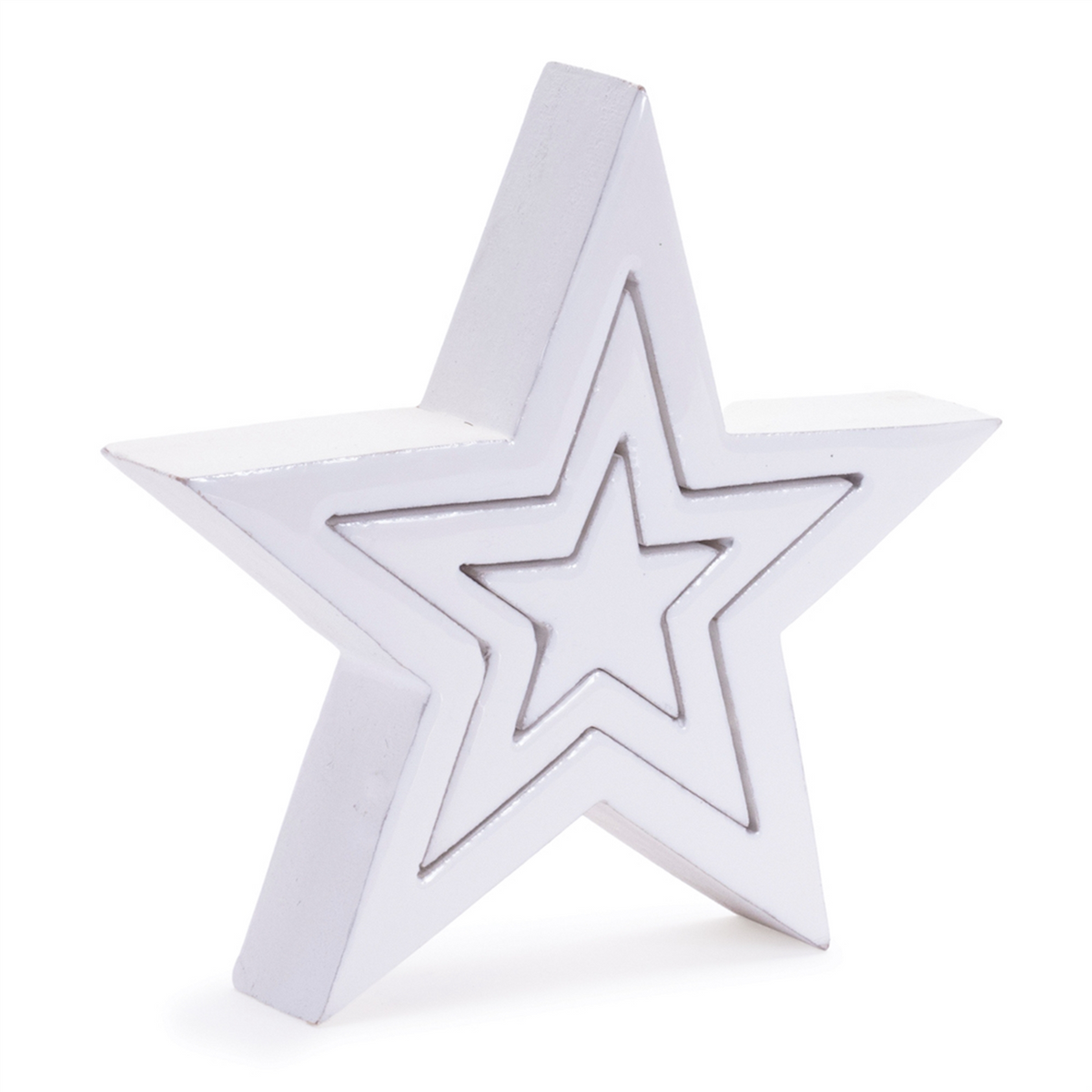 Wood Triple Star Puzzle (Set of 2)