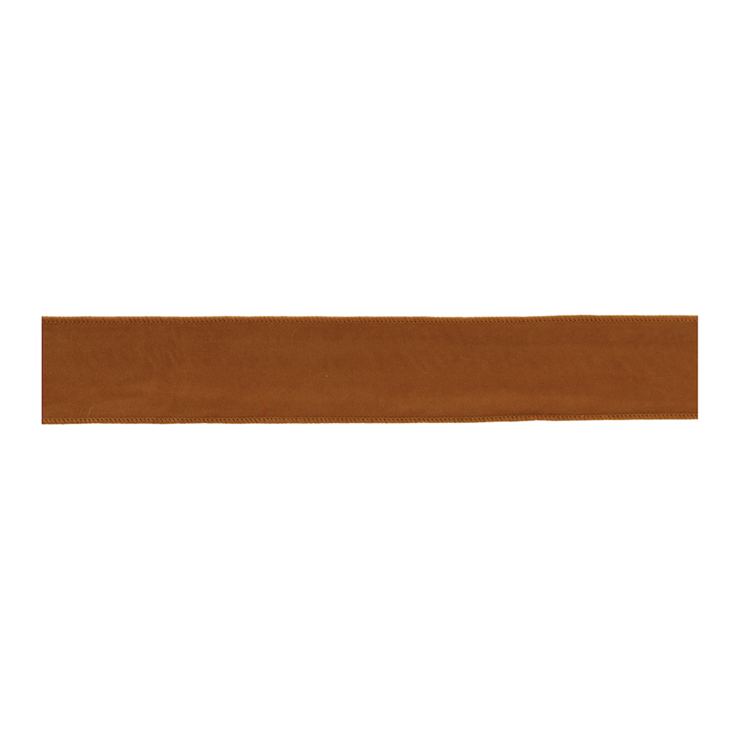 Burnt Orange Polyester Wired Ribbon (Set of 2)