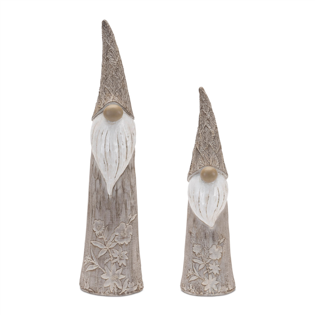 Gnome (Set of 2) 11.5"H, 15.5"H Resin